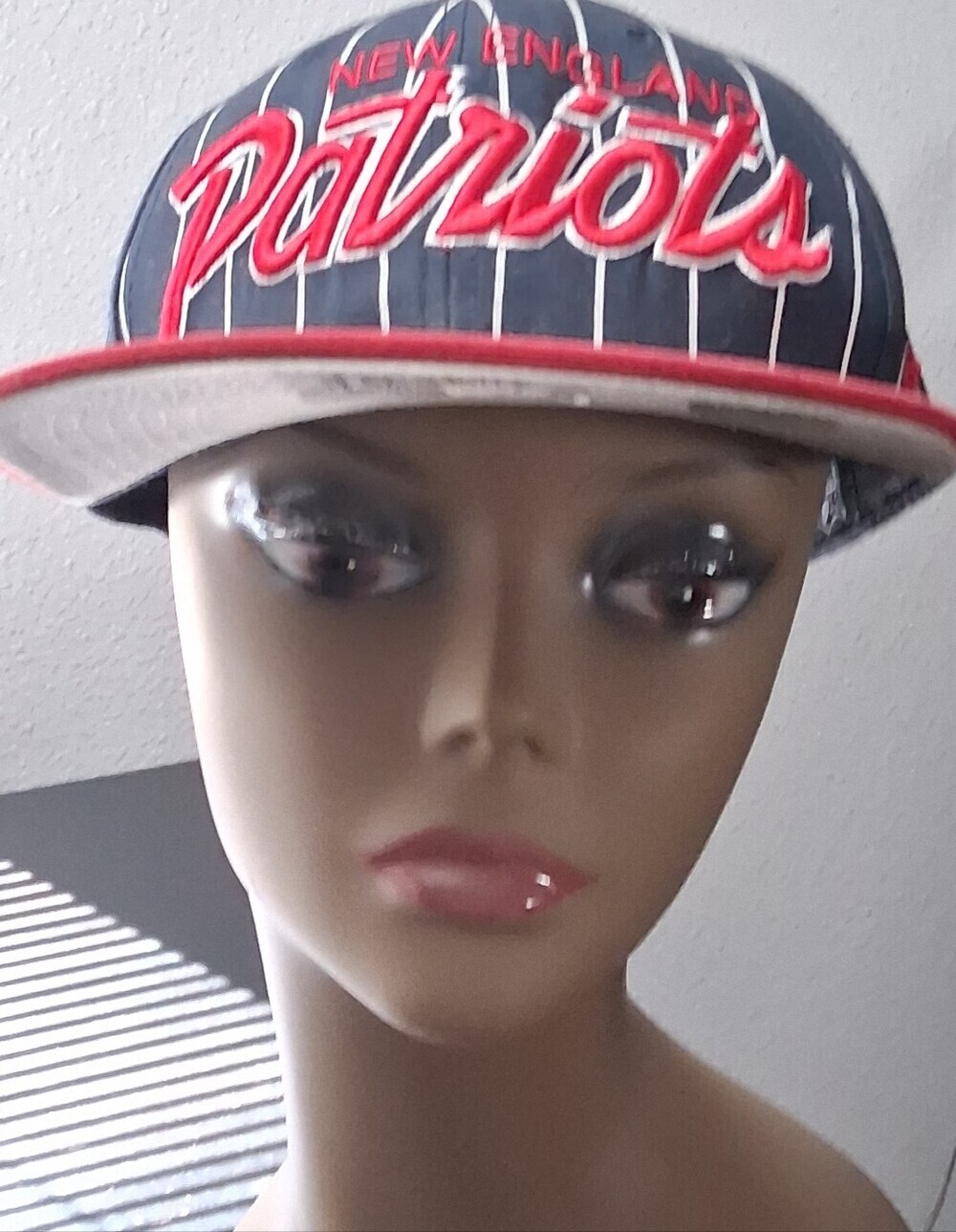 New England Patriots Pinstripe Baseball Cap